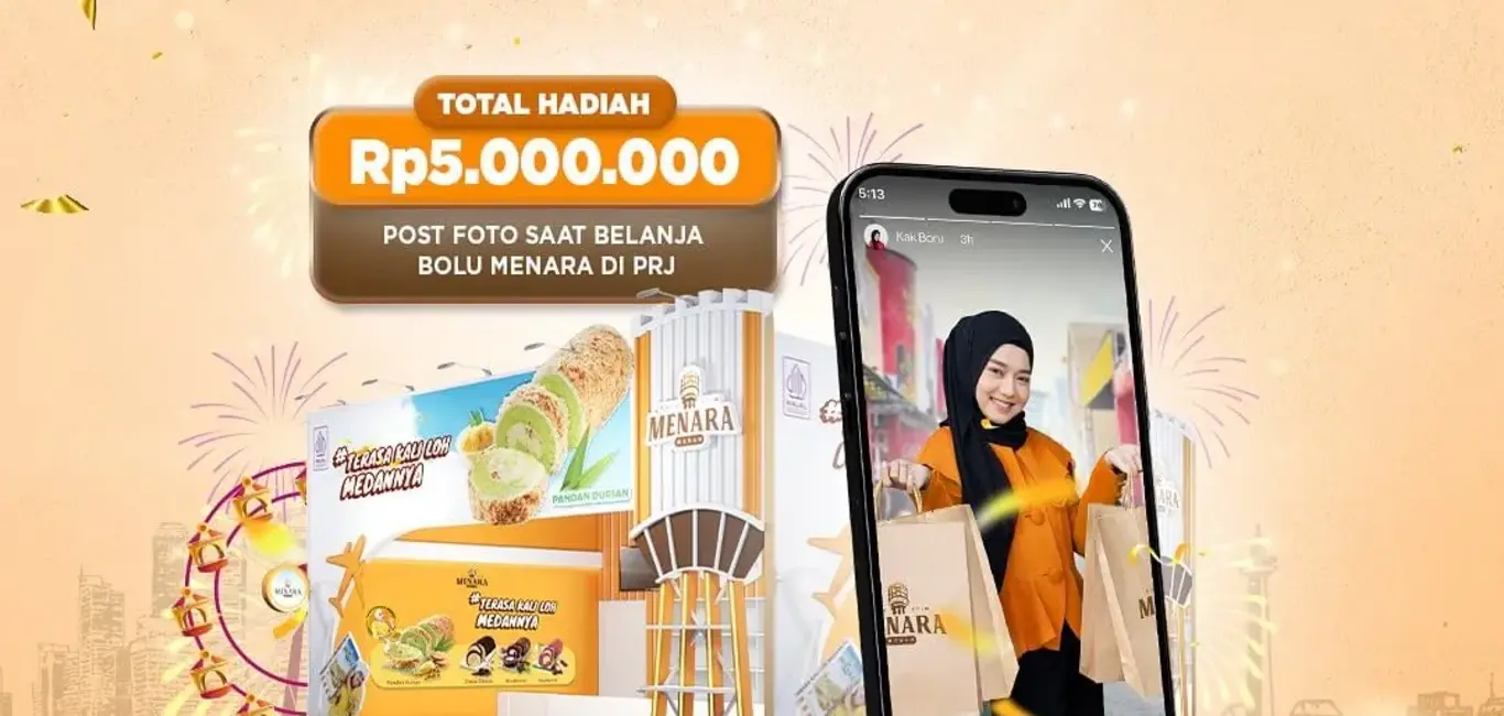 Promo Bolu Stim Menara di Pekan Raya Jakarta banner desktop