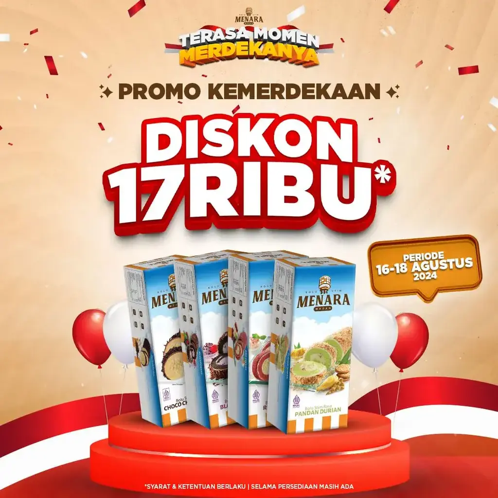 SPESIAL KEMERDEKAAN DISKON 17 RIBU banner