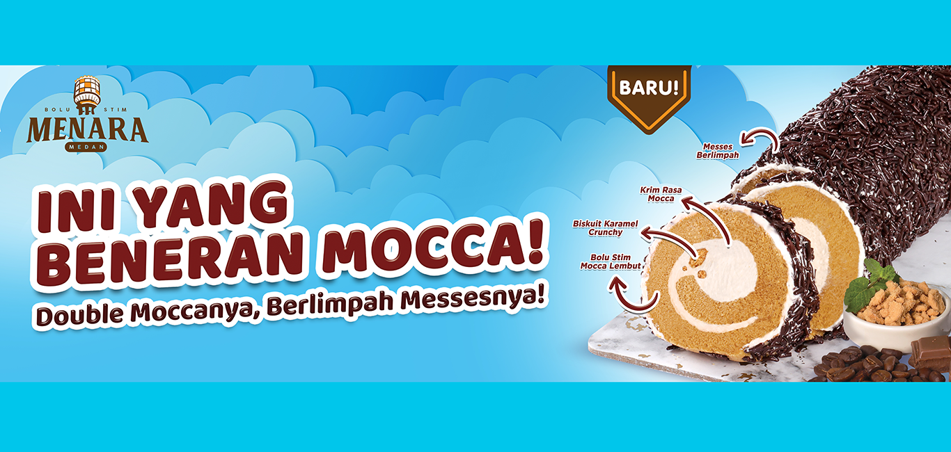 Baru! Bolu Stim Rasa Mocca yang Beneran Mocca
